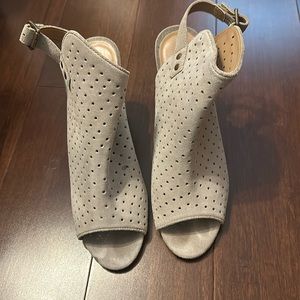 Diba peep toe booties